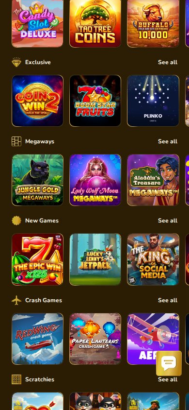 Casino Prestige catalogue complet sur mobile